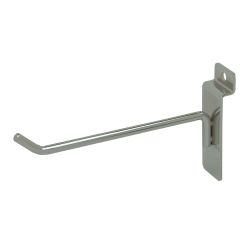 Slatwall Hook - Satin Chrome 